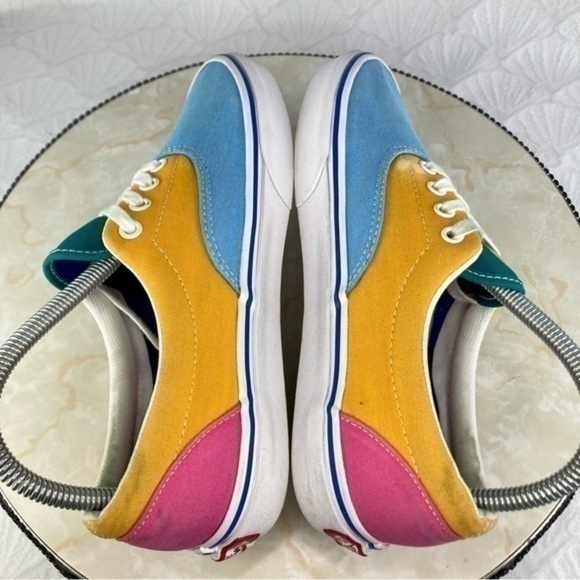 Vans Sneakers Womens Sz 7.5 Era Colorblock Multicolor Canvas Skateboarding Shoes - Picture 8 of 11